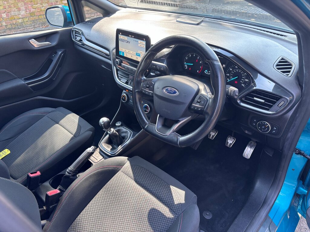 Ford Fiesta 1.0T Ecoboost St-line Hatchback CK18PWO Blue #6