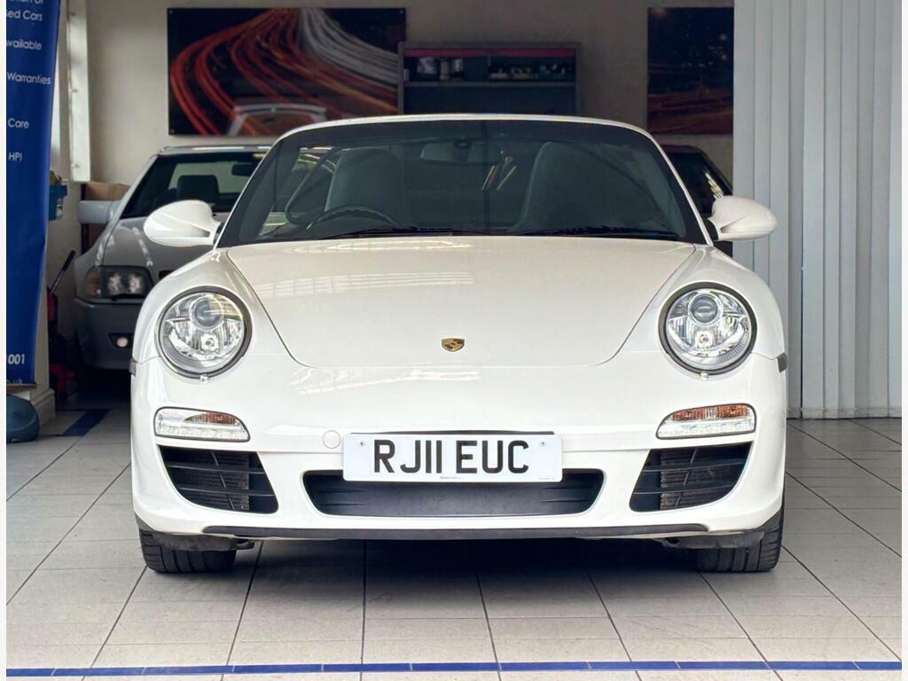 Porsche 911 3.6 997 Carrera Cabriolet Pdk White #2