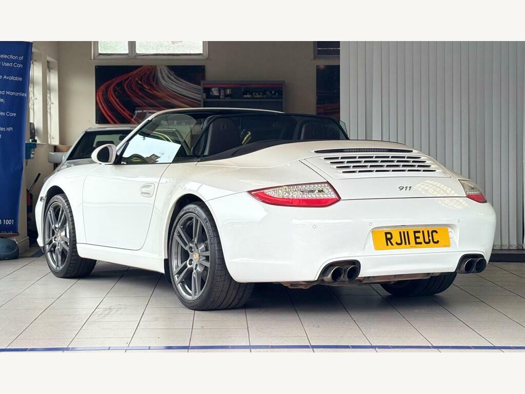 Porsche 911 3.6 997 Carrera Cabriolet Pdk White #4
