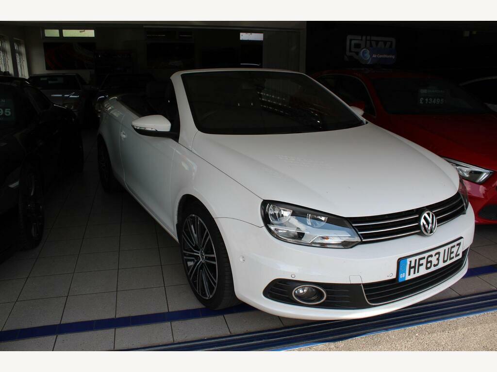 Volkswagen EOS 1.4 Tsi Sport Cabriolet Euro 5 White #2