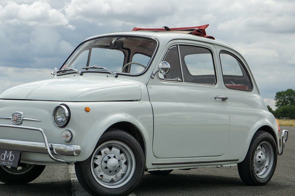 Fiat 500 Saloon SIG5001 White #3
