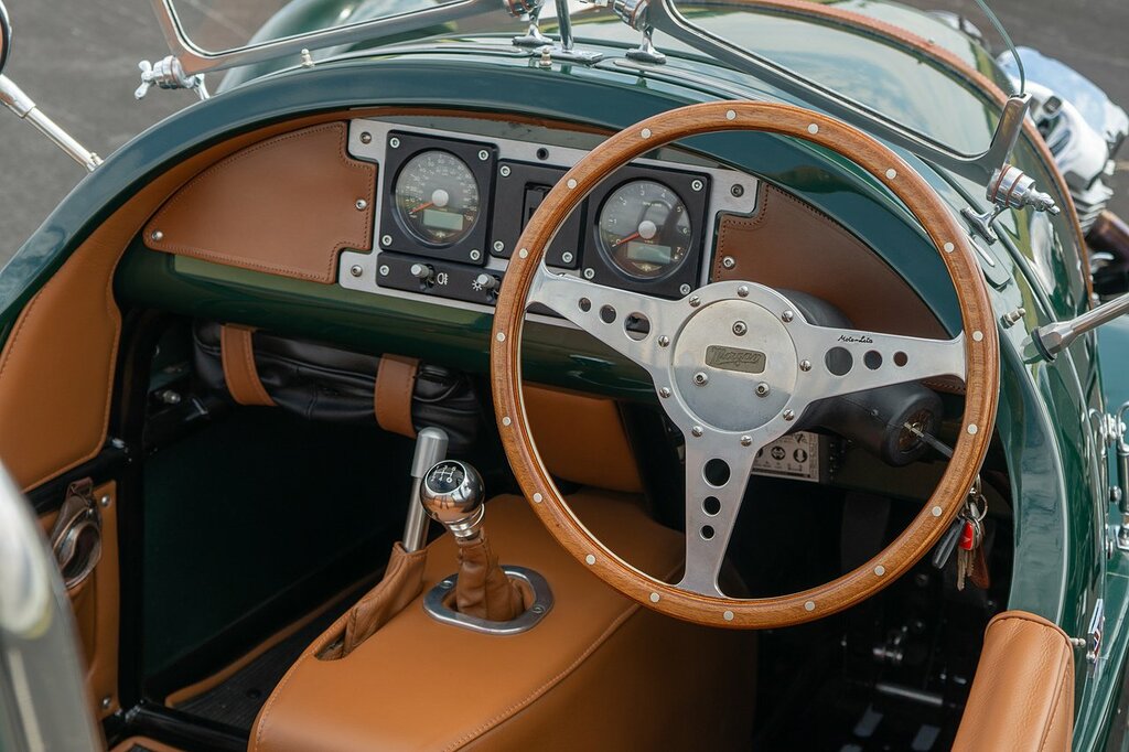 Morgan 3 Wheeler Convertible Green #3