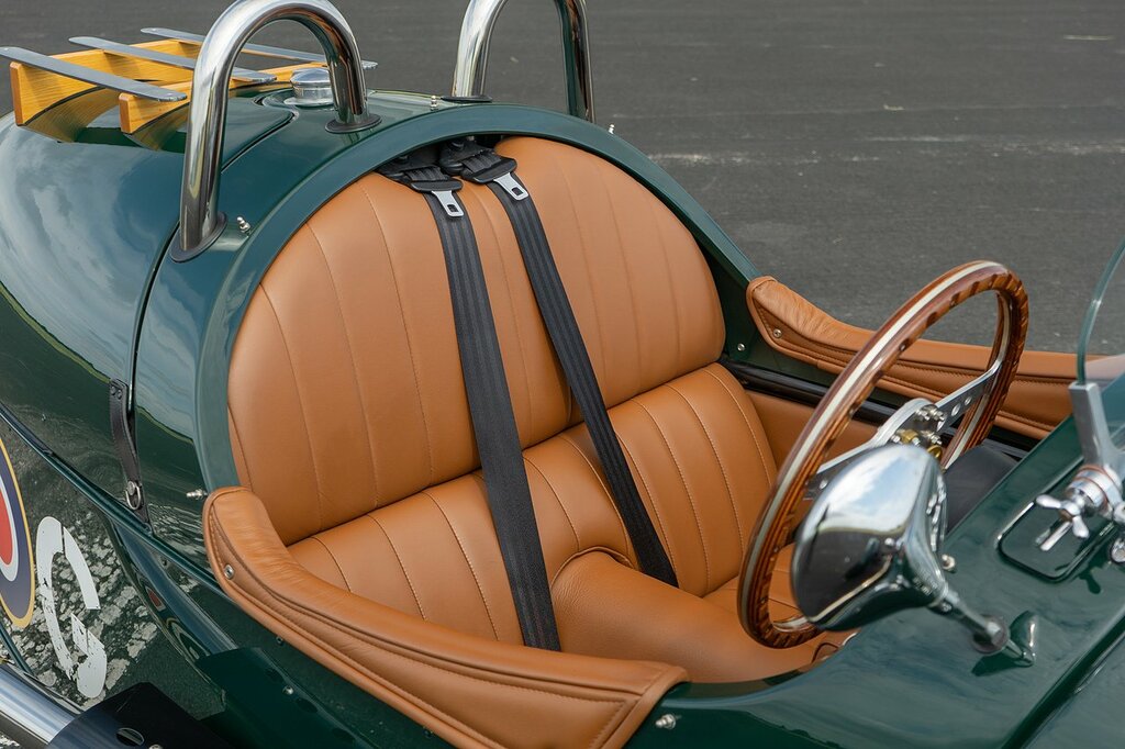 Morgan 3 Wheeler Convertible Green #4