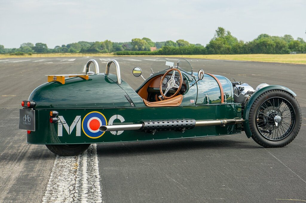 Morgan 3 Wheeler Convertible Green #2