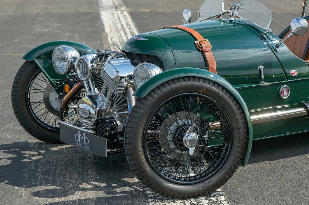Morgan 3 Wheeler Convertible Green #5