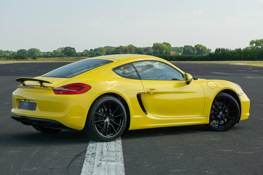 Porsche Cayman 981 Yellow #2