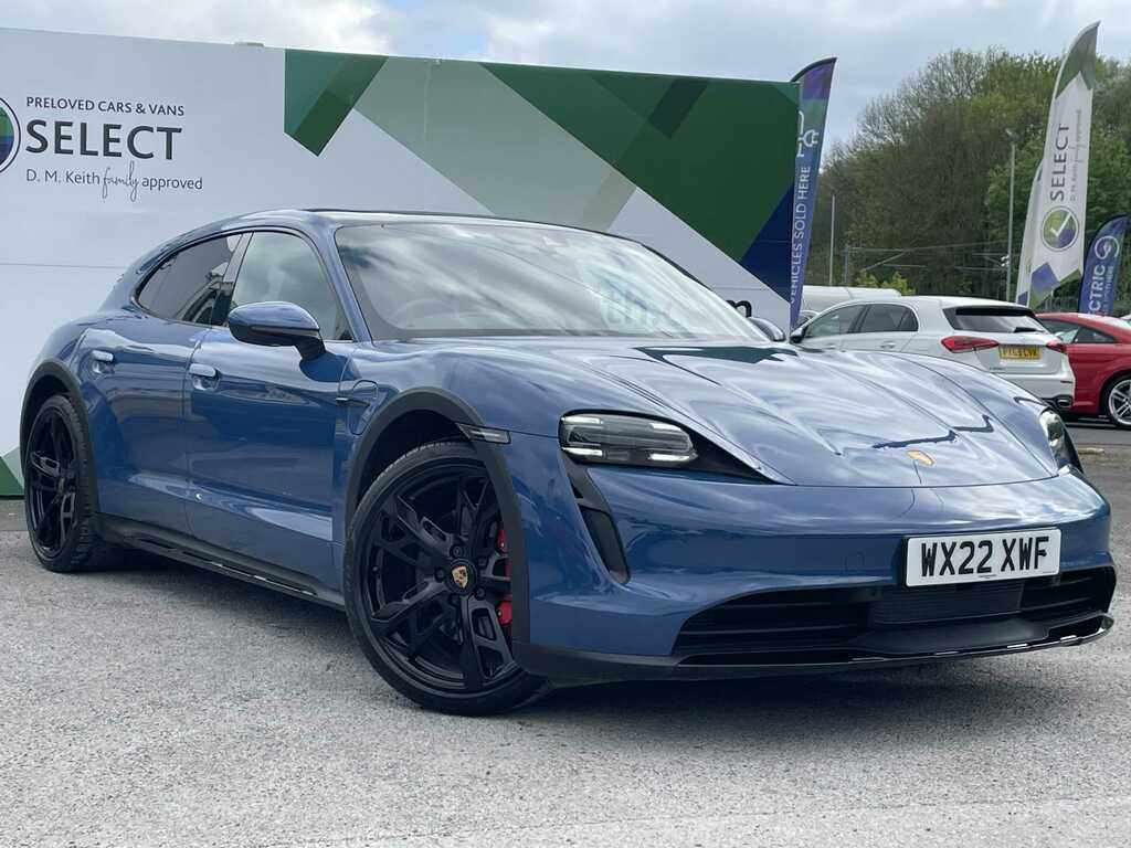 Porsche Taycan 420Kw 4S 93Kwh 22Kw WX22XWF Blue #5