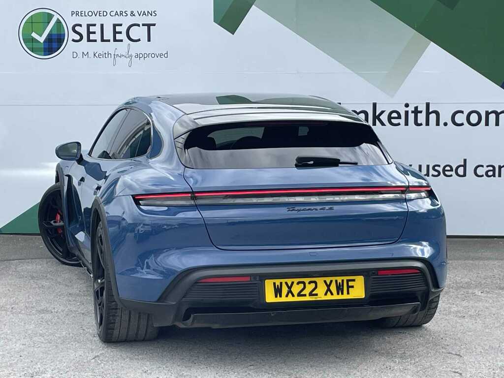Porsche Taycan 420Kw 4S 93Kwh 22Kw WX22XWF Blue #3