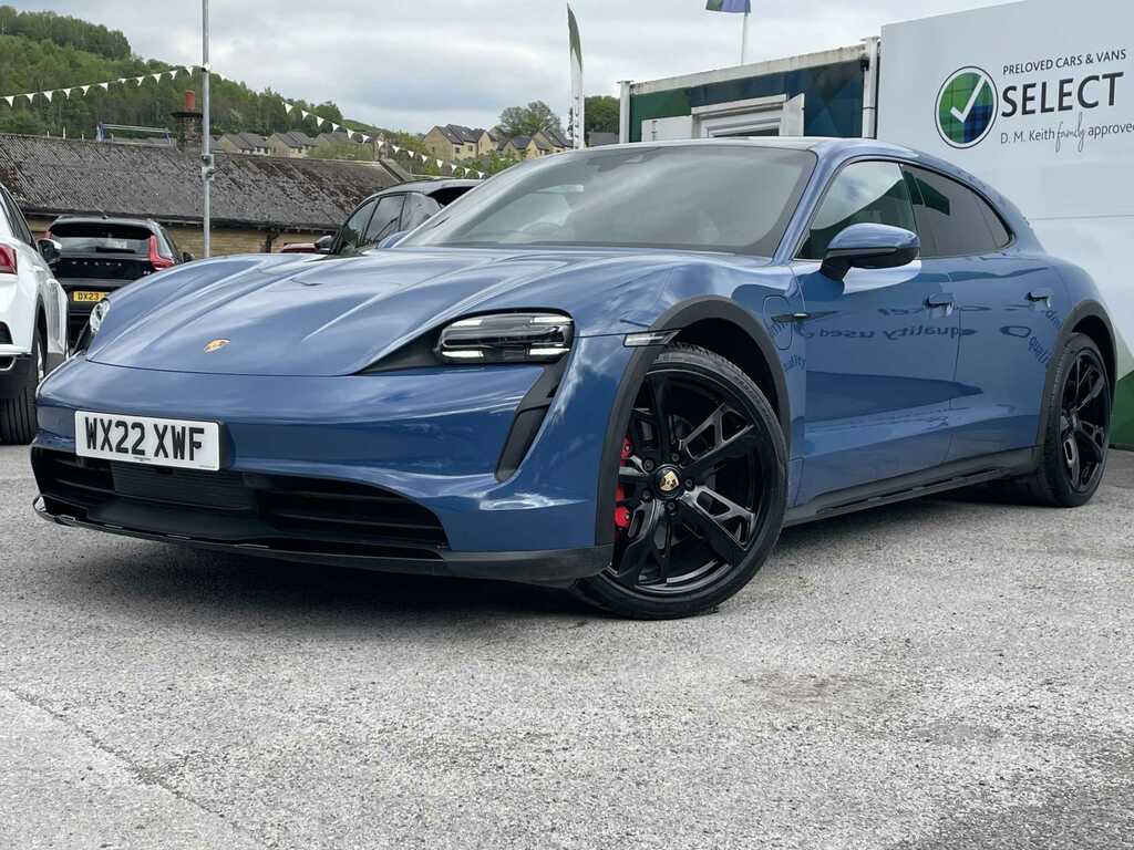 Porsche Taycan 420Kw 4S 93Kwh 22Kw WX22XWF Blue #4