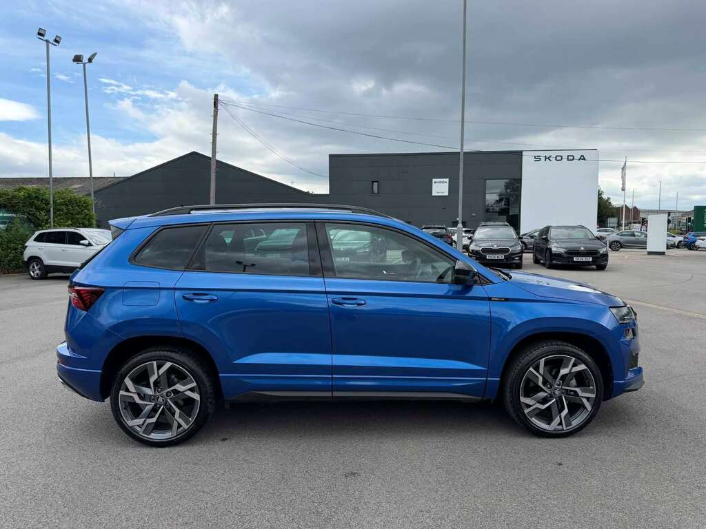 Skoda Karoq 1.5 Tsi Sportline Edition Dsg EO75XKL Blue #4