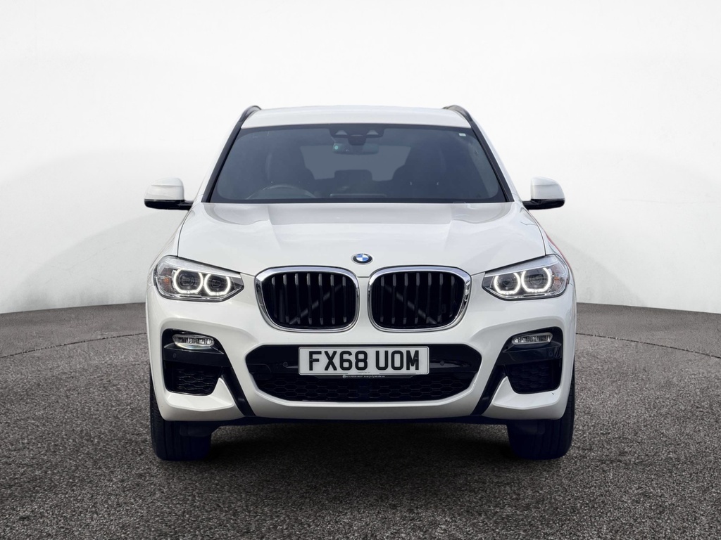 BMW X3 Xdrive20d M Sport Step FX68UOM White #2