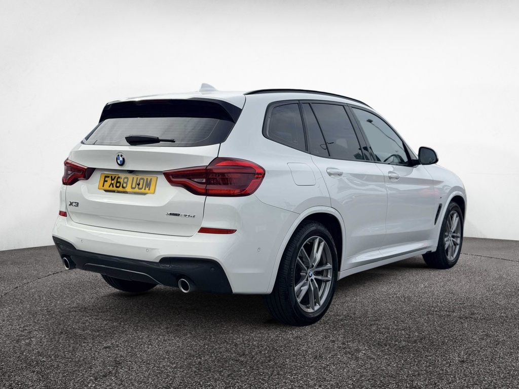 BMW X3 Xdrive20d M Sport Step FX68UOM White #4