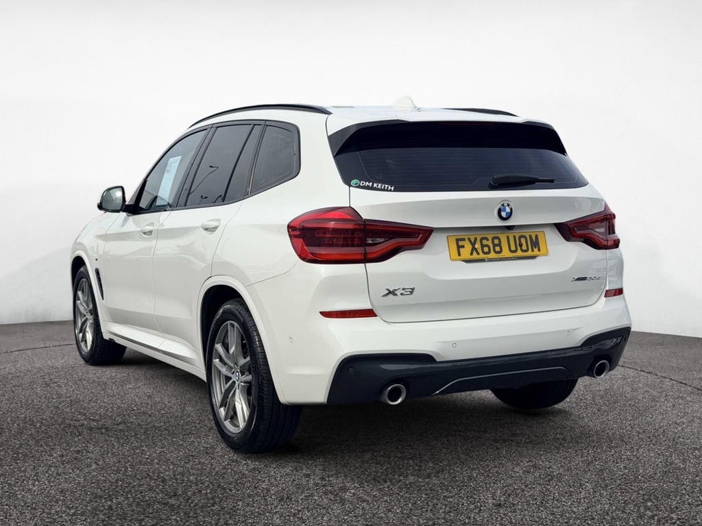 BMW X3 Xdrive20d M Sport Step FX68UOM White #5
