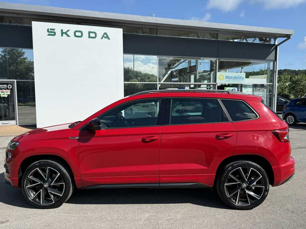 Skoda Karoq 1.5 Tsi Sport Line 4X4 Dsg WU19UZN Red #4