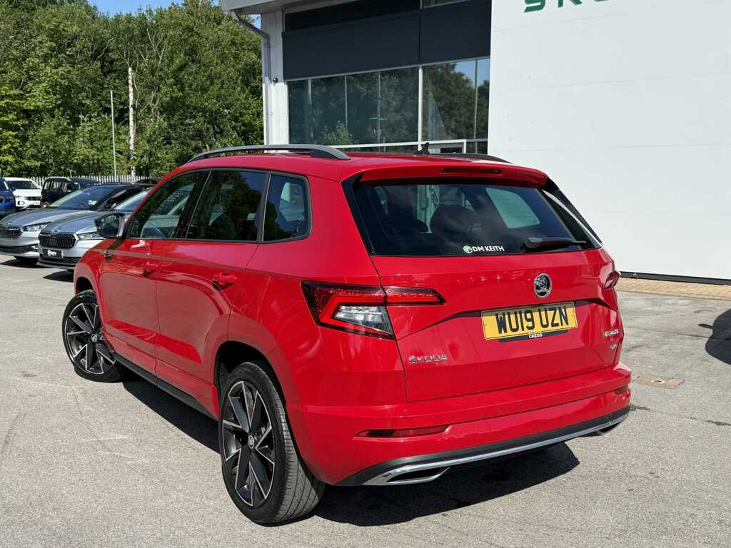 Skoda Karoq 1.5 Tsi Sport Line 4X4 Dsg WU19UZN Red #3