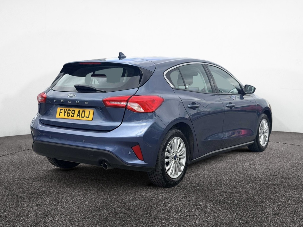 Ford Focus 1.5 Ecoboost 150 Titanium FV69AOJ Blue #4