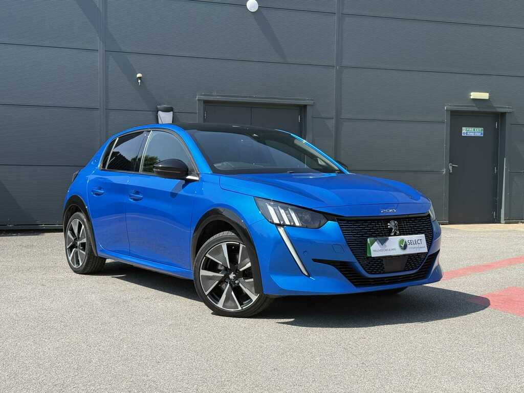 Peugeot e-208 100Kw Gt Line 50Kwh Blue
