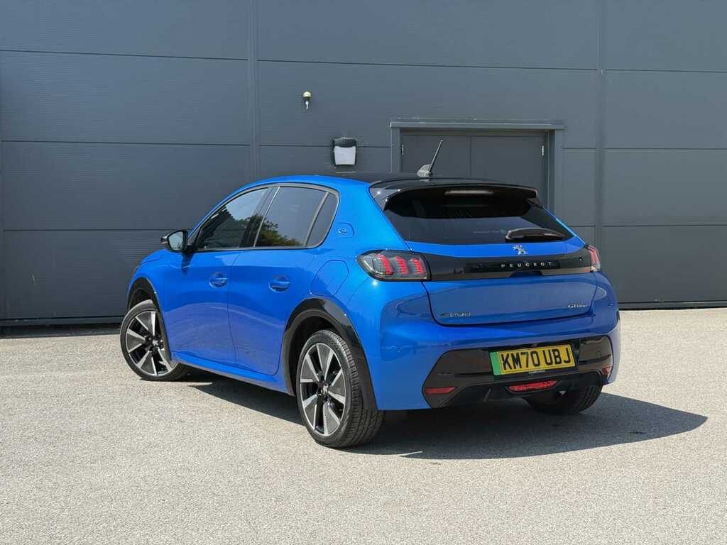 Peugeot e-208 100Kw Gt Line 50Kwh KM70UBJ Blue #3
