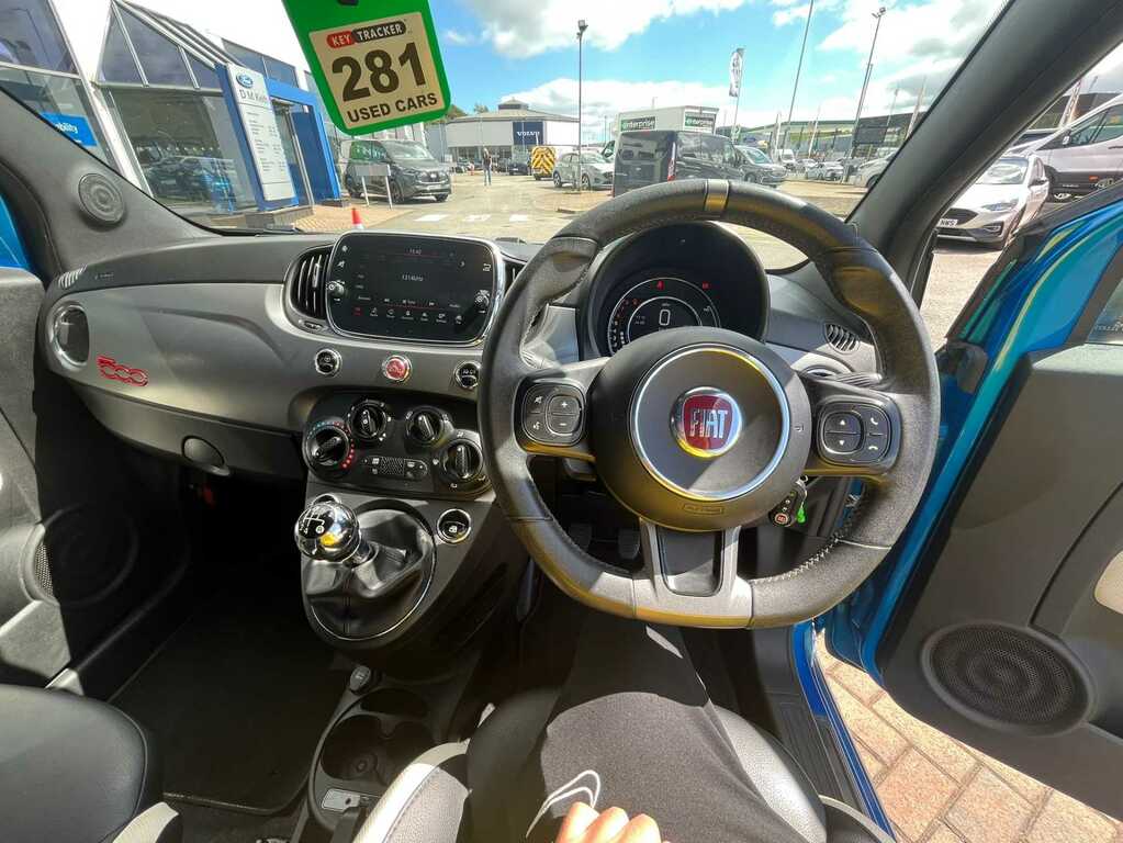 Fiat 500 1.2 S CX17YJG Blue #3