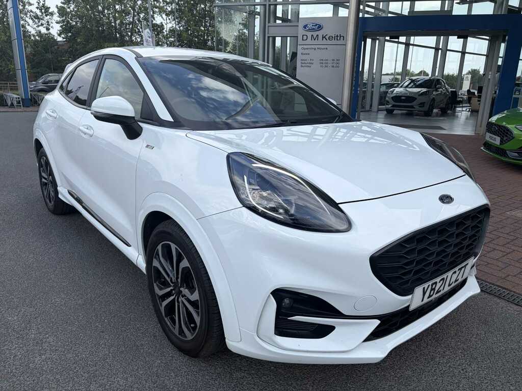Ford Puma 1.0 Ecoboost Hybrid Mhev St-line YV21CZT White