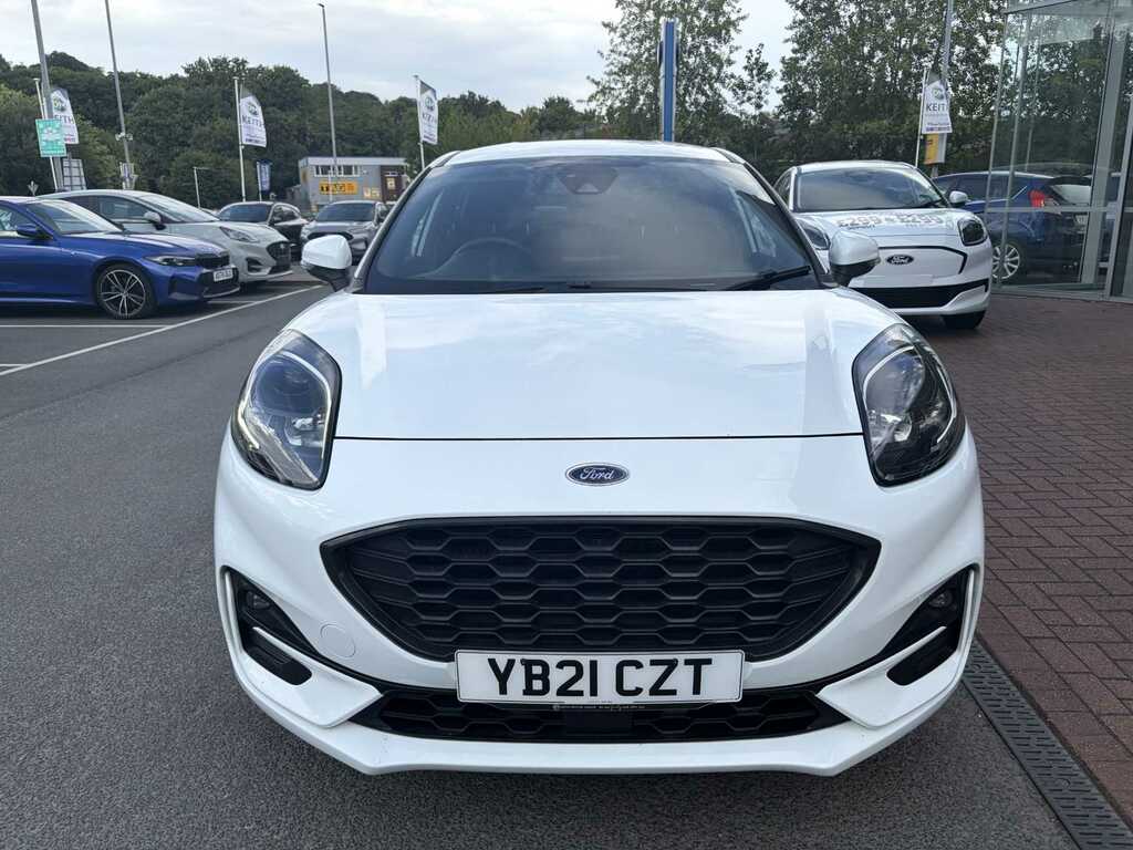 Ford Puma 1.0 Ecoboost Hybrid Mhev St-line YV21CZT White #2