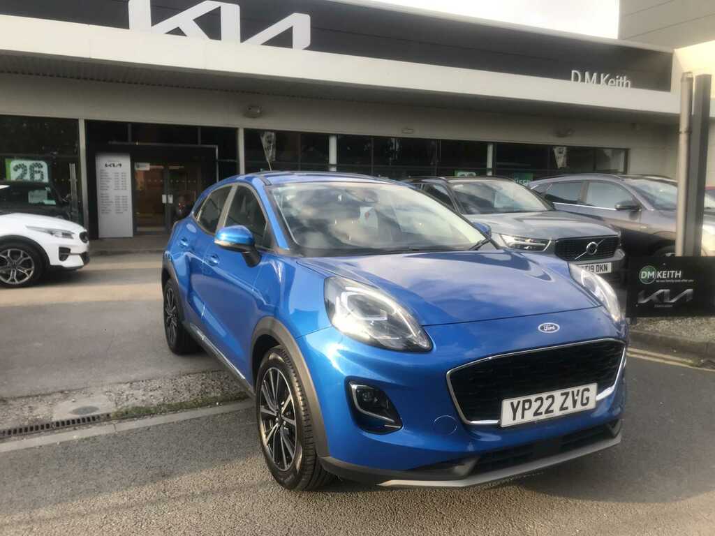 Ford Puma 1.0 Ecoboost Hybrid Mhev Titanium Dct Blue