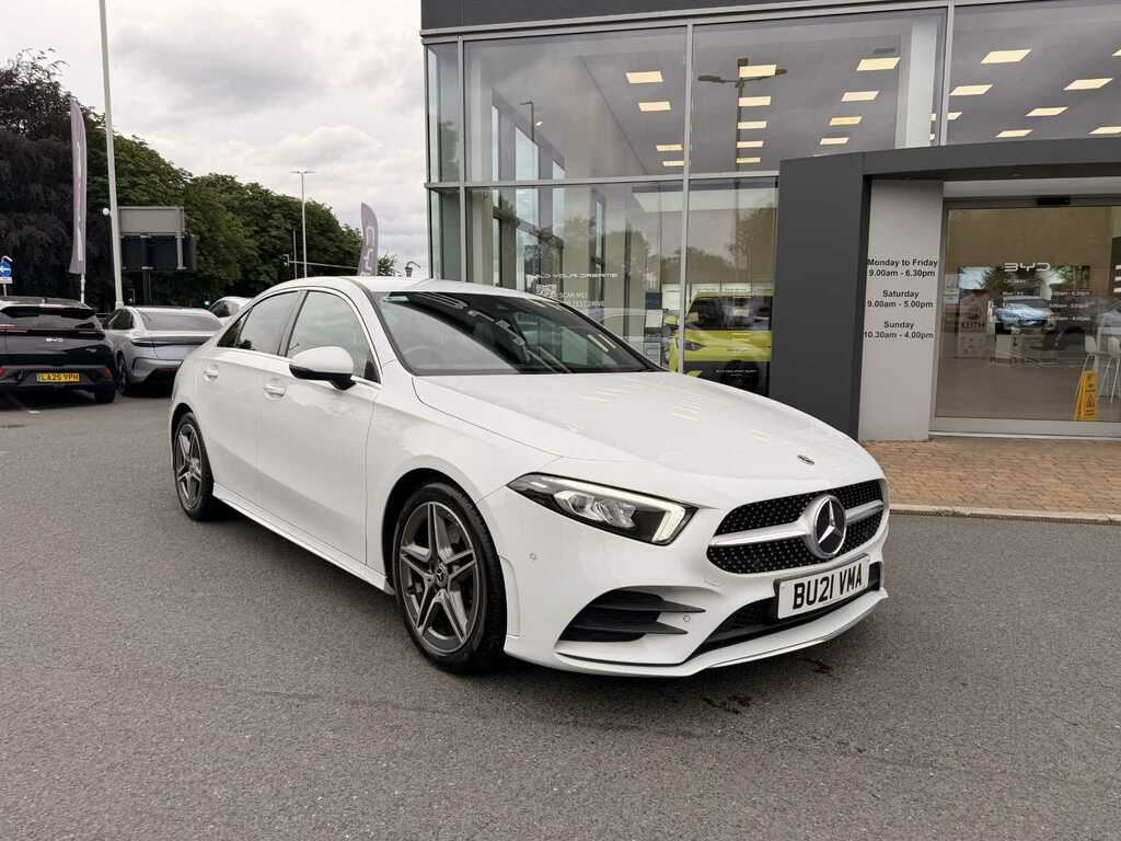Mercedes-Benz A Class A220d Amg Line Executive BU21VMA White #2