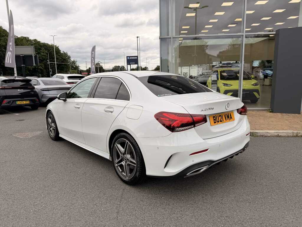 Mercedes-Benz A Class A220d Amg Line Executive BU21VMA White #3