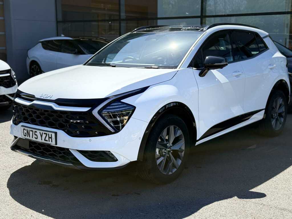 Kia Sportage 1.6T Gdi 207 Hev Gt-line S GN75YZH White #3