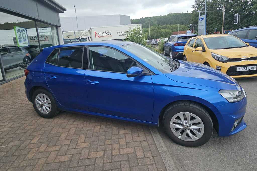 Skoda Fabia 1.0 Tsi 116 Se Comfort Dsg Blue #4