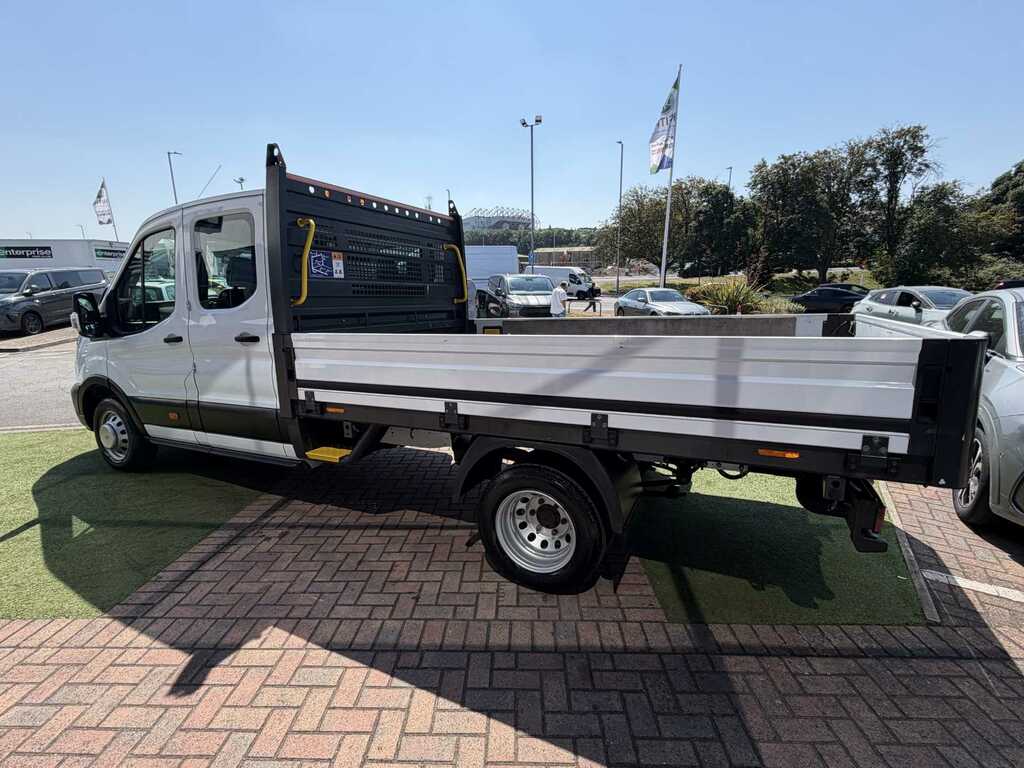 Ford Transit Custom 2.0 Tdci 130Ps Double Cab Dropside ML23YHT White #6