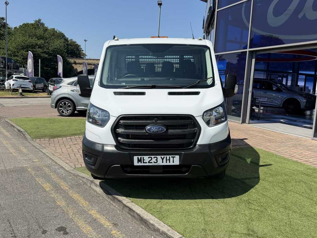 Ford Transit Custom 2.0 Tdci 130Ps Double Cab Dropside ML23YHT White #2