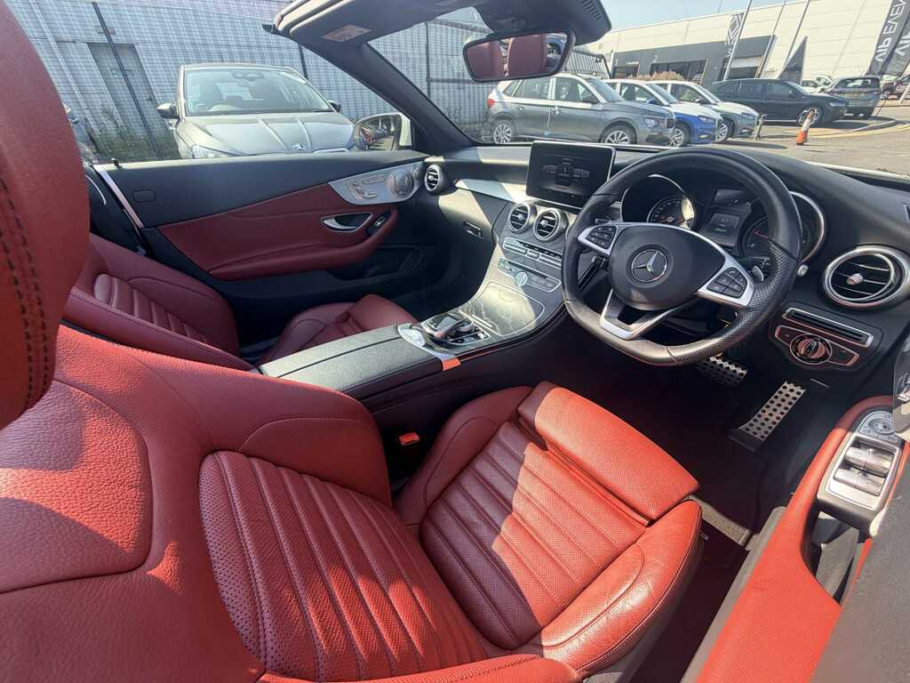 Mercedes-Benz C Class C220d Amg Line Premium Plus YL16EOD White #6