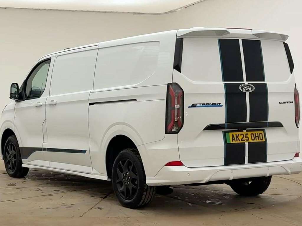 Ford Transit Custom 160Kw 65Kwh H1 Van Sport AK25OHO White #6
