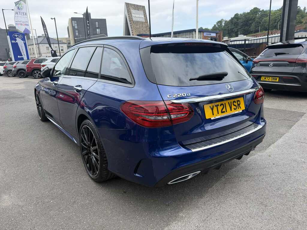Mercedes-Benz C Class 220 Amg Line Ed Prem YT21VSR Blue #5