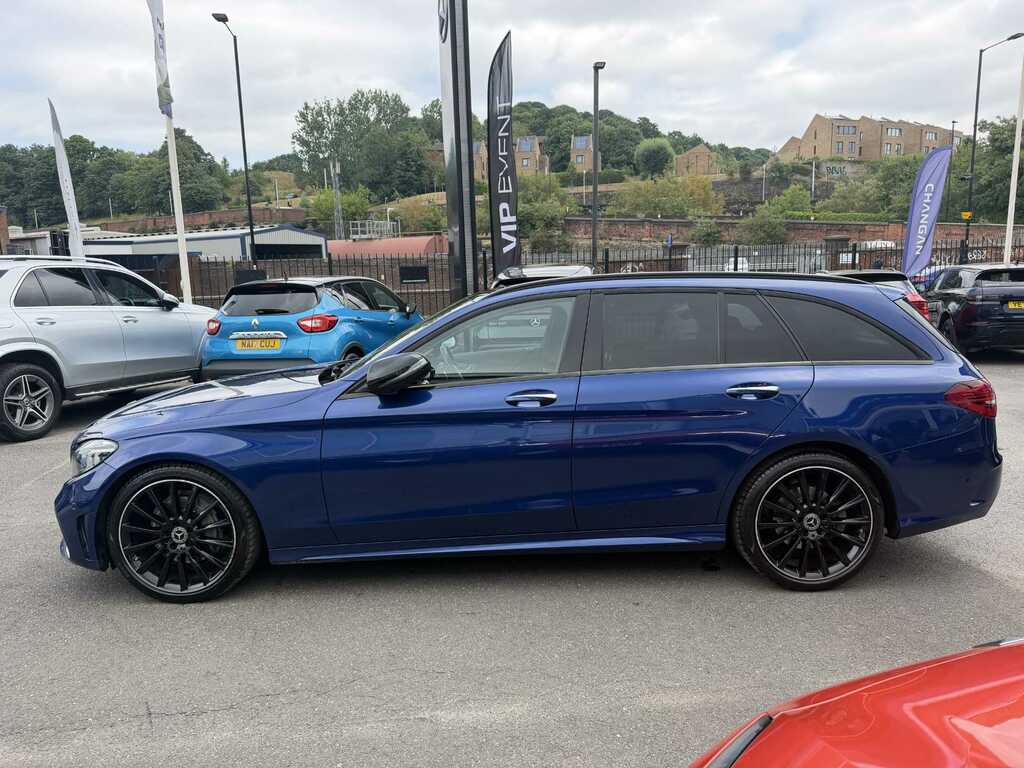 Mercedes-Benz C Class 220 Amg Line Ed Prem YT21VSR Blue #4