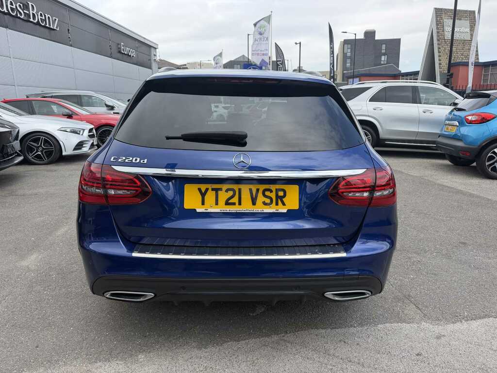 Mercedes-Benz C Class 220 Amg Line Ed Prem YT21VSR Blue #6