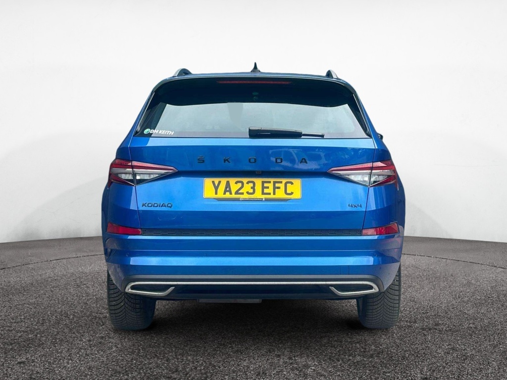 Skoda Kodiaq 2.0 Tdi Sport Line 4X4 Dsg 7 Seat Blue #6