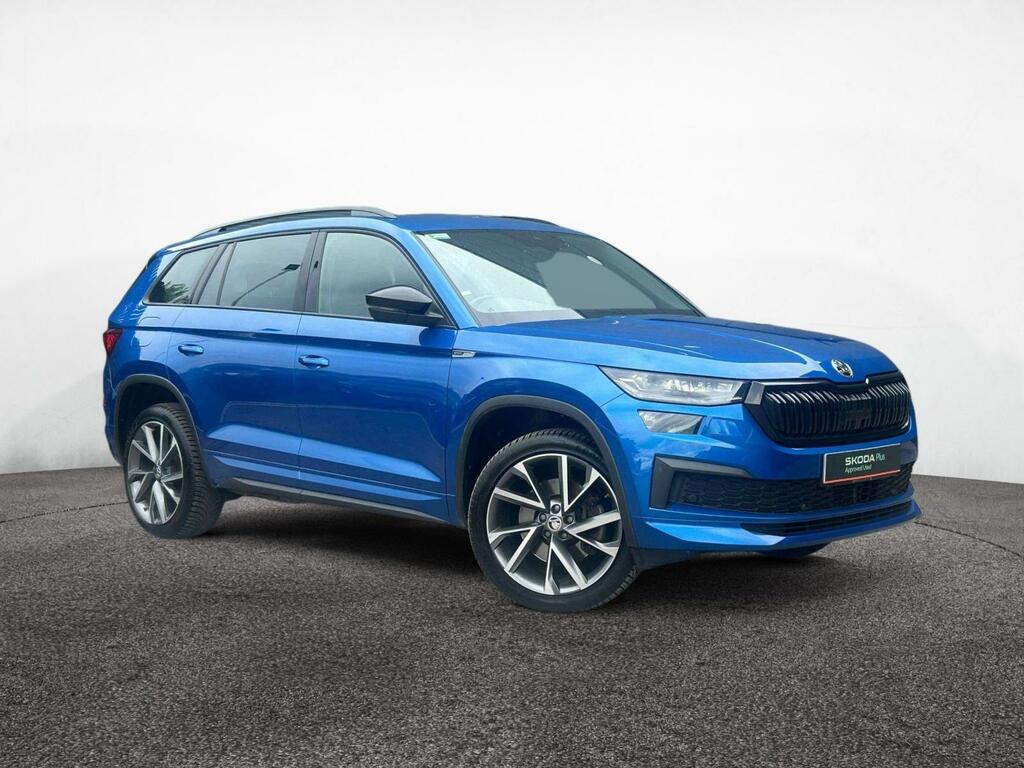 Skoda Kodiaq 2.0 Tdi Sport Line 4X4 Dsg 7 Seat Blue