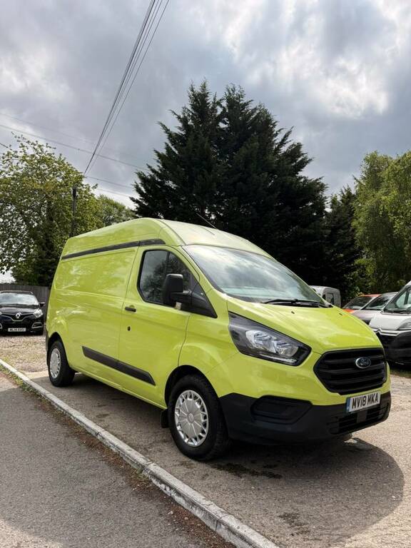 Ford Transit Custom 2.0 340 L2 H2 Lwb High Roof - 2018 18 MV18MKA Green #3
