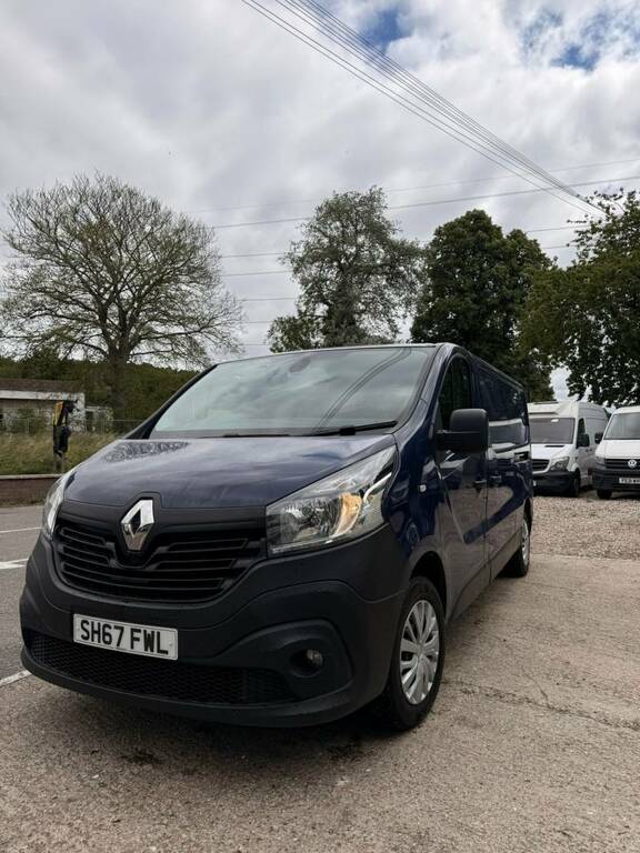 Renault Trafic 1.6 Dci 29 Business Lwb Low Mileage Van No Vat Blue #2