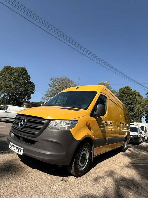 Mercedes-Benz Sprinter 2.1 314 Cdi Progressive Rwd L3 Lwb Aircon - 2020 LN70PWY Yellow #2
