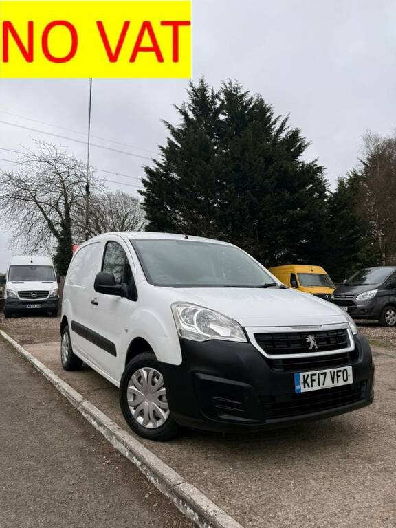 Peugeot Partner 850 S 1.6 Bluehdi 100 Van No Vat - 2017 17 White