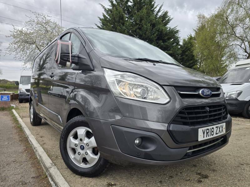 Ford Transit Custom 2.0 Tdci 290 Limited L2 Lwb - 2018 18 YR18ZXX Grey #3