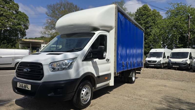 Ford Transit Custom 2.2 Tdci 350 Rwd Heavy L4 Curtain Side Tail Lift White #2