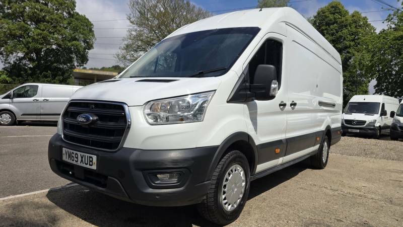 Ford Transit Custom 2.0 350 Ecoblue Trend L4 Xlwb Aircon No Vat White #2