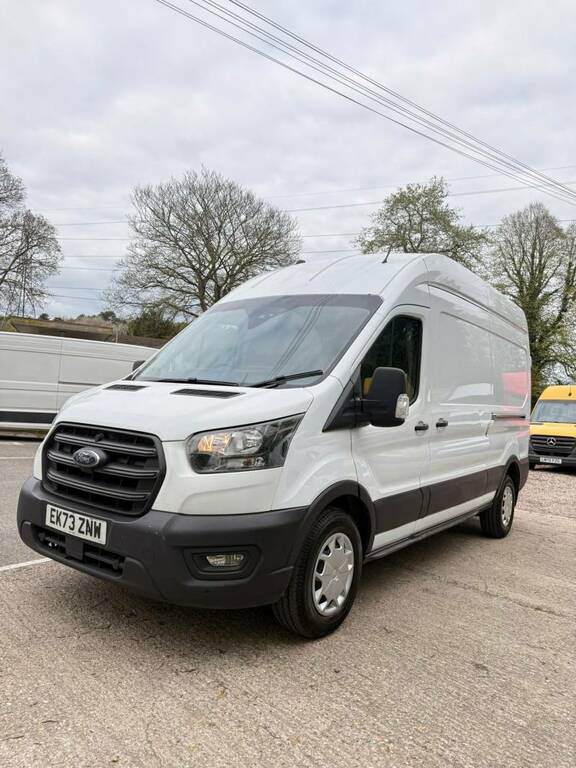 Ford Transit Custom 2.0 350 Ecoblue Trend Fwd L3 H3 Lwb - 2023 73 EK73ZNW White #2