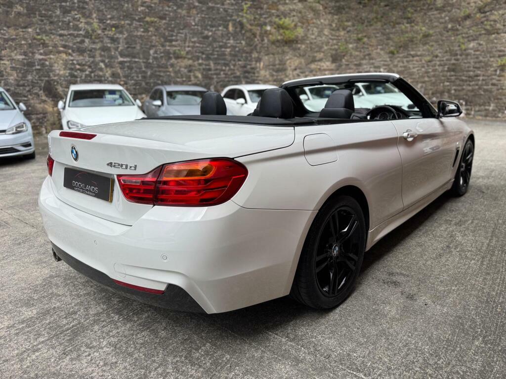 BMW 4 Series 2.0 420D M Sport Euro 6 S S White #6