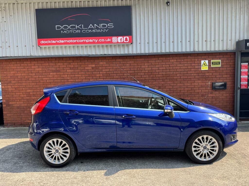 Ford Fiesta 1.6 Titanium Powershift Euro 5 Blue #4