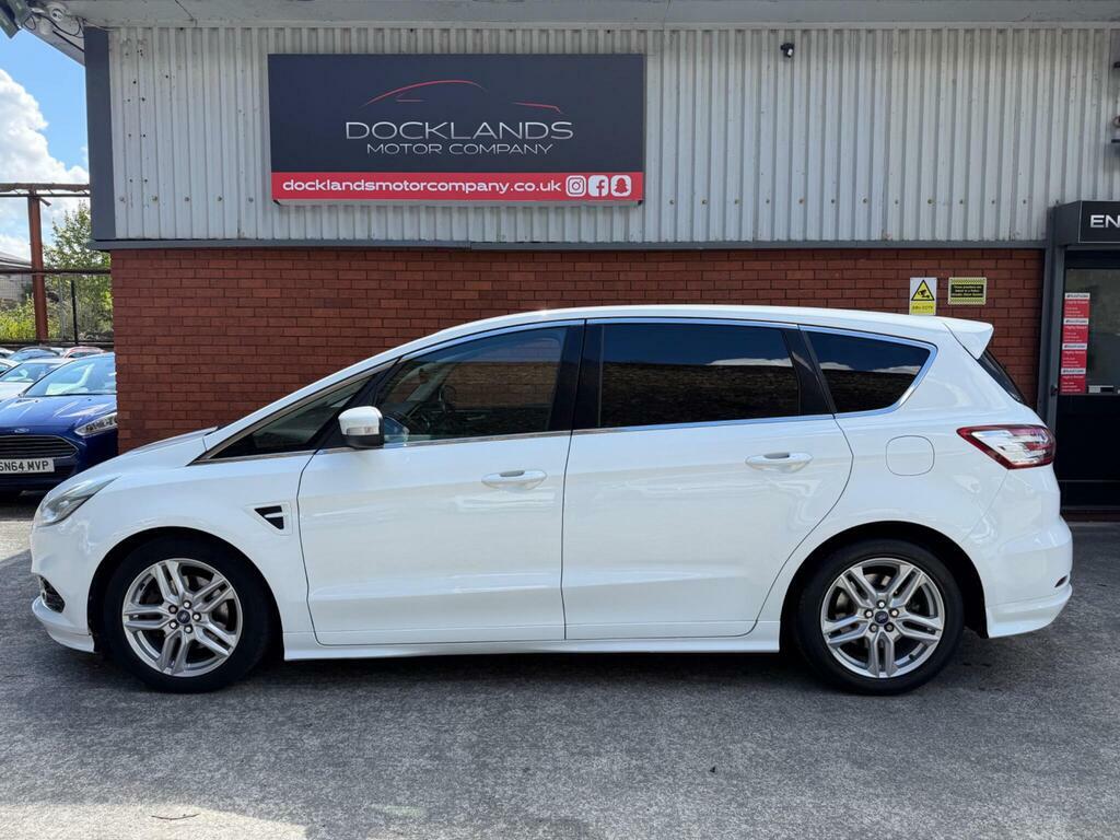 Ford S-Max 2.0 Tdci Titanium Sport Powershift Euro 6 S S White #4